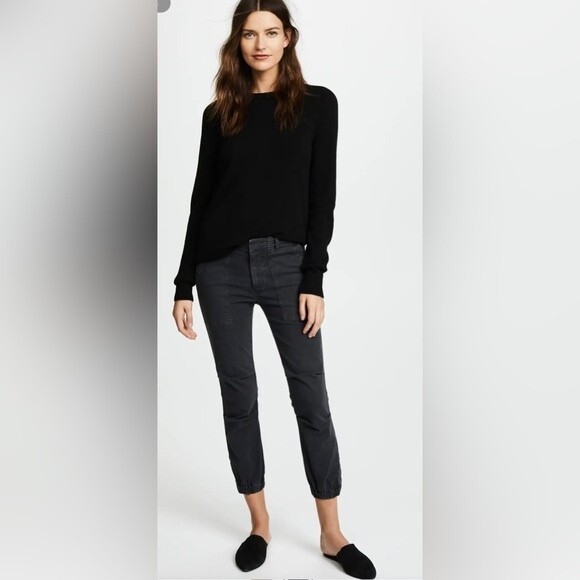 Nili Lotan Women Cotton Twill Cropped Military Pants in a Size 6 - Picture 6 of 11